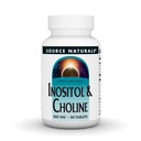 Zdroj Naturals Inozitol & Cholín 800 mg podporuje zdravý Nerve Funkcia - 50 tabliet