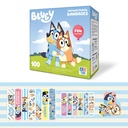 Bluey Kids Bandáže, 3 Rôzne veľkosti 100 CT  Skvelý darček nápad a pančuchy Stuffer