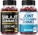 DORADO NUTRITION Šilajit Gummy pre mužov a ženy (60 Gummy) a glukozamín Chondroitín (60 počet)