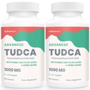 TUDCA Pečeň Doplnky 1000 mg-Bile soli pre Pečeň Clean Detox-Milk Pečeň Bylinná zmes s Fulvicou a kyselinou Humidovou pre pečeň, Tráviace zdravie, 120 Vegan Kapsule