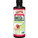 Barlean's Vegan Omega 3 6 9 Ľanový olej Liquid Supplement, Jahodový banánový smoothie, Ľanový olej s 2,968 mg ALA mastné kyseliny, non-GMO a lepidlo bez, 16 oz