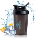 Prodigy Nutrition Labs Premium Shakr fľaša ideálna pre proteínové Shake a pre cvičenie -14 Ounce (čierna)