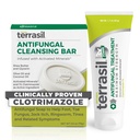 terrasil antimykotický krém + antimykotická mydlo 2-výrobok Kit klinicky-proven Clotrimazol účinná liečba a úľava: Jock svrbenie Athletes Fungálne kvasinka infekcia Ringworm (50g Tuba & 75g bar)