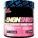 EVL Ultimate pred tréningom prášok - Termogénna podpora spaľovanie tukov Predworkout Powder Drink pre trvalú energiu Focus a výdrž - ENGN Shred intenzívny Kreatín bez preworkout Drink Mix - ružová limonáda