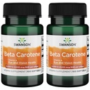 Swanson Beta-karotén (vitamín A) kožný imunitný systém Zdravie Antioxidant Podpora 10000 Iu (3000 μg) 100 Softgels