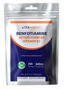 Vitamatic Benfotiamín Čistý prášok 600 mg na podanie - 100 gramov - tiež nazývaný rozpustný vitamín B1