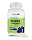 NaturalSlim Night Time Fat Burner pre ženy a mužov - Noctiburn Jednodňové spaľovanie tukov Doplnky s Essentials Amino Acid for Night Burn Metabolizmus Podpora - 120 Rastlinné kapsule