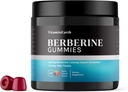 Berberine Gummies s Berberine HCL, Ceylon škorica a mlieko Thitle for Immune and Replacement Support - Berry Cherry Cherry Flavor - 60 Gróf