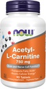 NOW Foods Acetyl-L-Carnitine 750 mg - 90 Tablets