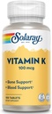 SOLARAY Vitamín K-1 100mcg 