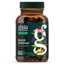 Gaia byliny rýchla obrana - Rýchla imúnna podpora doplnok * - Echinacea, Black Elderberry, Ginger & Andrographis - 80 Vegan Liquid Phyto-Capsules (8-Deň dodávky)
