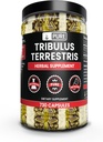 Pure Original Ingrediencie Tribulus Terrestris, Žiadny horčík alebo ryžové výplne, Vždy čisté, Lab Overené (730 Kapsule)