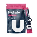 UCAN Hydrate Electrolyte Drink Mix (Berry, 12 Stickpacks) Bez cukru, Keto-Friendly, Vegan, Non-GMO, Gluten-Free Electrolyte prášok s draslíkom a horčíkom pre bežcov a športovcov