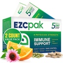 EZC Pak 5-Day Tapered Immune Support Booster - Vitamín Imunitná podpora Supplement, Echinacea, Zinok Vitamín C, Immune Boosters pre dospelých - Imunitná podpora Vitamíny (Obsah 2)