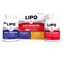 Lipo Flavonoid deň a noc Combo Kit, Tinitus Relief for Ringing Ears, Lipo Flavonoid Plus & Lipo flavonoid night with Melatonin & Vitamín C, 90 Caplets