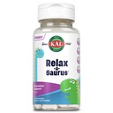 KAL Relax-a-Saurus, Stres Suplement for Kids, L-Theanine for Children with Herbal Stress Relief & Relaxation & Blend, Delicious Natural Grape Plavor, 60-Day Guarantee, 30 Chewables