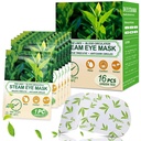 16 Balíčky Parné očné masky pre suché oči, zelený čaj Teplá očná maska, Relief Eye fatience & Puffy Eyes, Hydratačný kompres pre oči, Self Vyhrievané očné masky, Jednorazové Cestovanie Essentials & Relaxačné súpravy