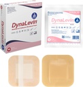 Dynarex Dynalevin Nepremokavá adhezíva Ohraničená pena, 10 gróf/4 x 4 palec