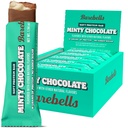 Barebells mäkké proteínové tyčinky, Minty čokoláda - 12 g High Protein Treats - Chocolate Nutrition Bar with 1g Total Sugars - On the Go Breakfast or Post-Workout Snack