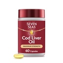 Sedem morí Treska Liverový olej Extra vysoká sila 60 kapsúl