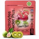 PowderVitamin Electrolytes Powder Plus (50 Servings) Guava Kiwi Electrolyte Powder Zero Calorie Keto, 0 Cukor, No Maltodextrín, 1000mg Draslík, 120mg Vápnik, 120mg Magnézium, Hydratácia Powde