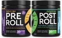 Gold BJJ PreRoll a PostRoll Jiu Jitsu doplnok Bundle