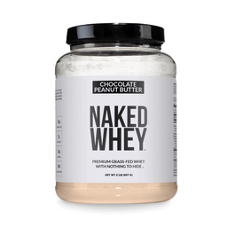 Naked Srvátka Čokoláda Arašidové maslo Proteín prášok, Tráva Fed Srvátka, No GMO, No Soy, a lepidlo zadarmo. Nič umelé, Pomoc Rast a zotavenie - 21 Slúži