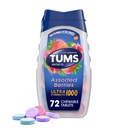 TUMS Ultra sila Žuvacie antacidá Tablety na úľavu od pálenia záhy a úľavu od trávenia kyseliny, rozmanité Bobule - 72 Počet