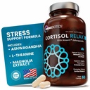 OmniBiotics Cortisol Supplement for Women and Men - High Cortisol Manager s Ashwagandha, L-Theanine, Magnolia Extract, Fosfatidylserine na podporu Relaxácie, Pokoj, Detox - 60 Vegan Kapsule