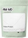 Amy Myers MD Paleo Protein Powder - Jahody & Cream, 20 Servings - Collagen-Based Gut Function Support - Gluten-free & non-Dairy Protein Supplement
