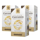 Solgar Full Spectrum Curcumin - 60 LiCaps, balenie po 3 - Superior Absorpcia - mozog, spoločné a imunitné zdravie - non-GMO, Vegan, Gluten Free, Dairy Free - 180 total Servings