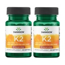 Swanson Natural Vitamin K2 (Menachinón-7 od Natto) 50 μg 30 Sgels (2 balenia)