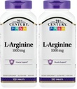 21. storočie L- arginín 1000 mg, maximálna sila 100 ea (dávka 2)