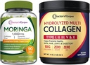Moringa 90 Vegan Caps & Multi Collagen Peptides Powder 16oz