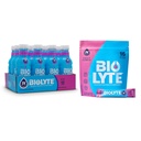 BIOLYTE Electrolyte Drink & IV Hydratačný Drink Mix - Lekár-formulované FSA & HSA Elektrolyty Tekuté, rehydratačné práškové pakety, Chemoterapia musí mať pre ženy a mužov - Berry, 12 fliaš, 16 tyčiniek