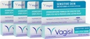Vagisil Feminine proti svrbenie krém pre ženy, citlivé kožné Formula s hydrokortizónom, pomáha zmierniť kvasinkové infekcie podráždenie, gynekológ testovaný, upokojuje a chladí, 1oz (Stock of 4)