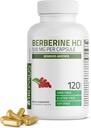 Bronson Berberine Ako Berberine HCI Berberis Aristata 500 mg Per Vegetariánska kapsula Non- GMO, 120 Vegetariánov Kapsule