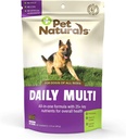 Pet Naturals Daily Multivitamín pre psy, Veggie Flavor, 30 Žuvačky - Yummy Chews s aminokyselinami, a antioxidanty - podporuje energiu, metabolické funkcie a zvierat wellness
