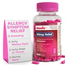 Včasná úľava od alergie Difenhydramín HCl 25 mg - 650 Caplets - V porovnaní s Benadrylovou alergiou Ultratab - Antihistaminikum - Alergická medikácia - Relief Runny Nose pre dospelých - Vodnatá liečba očí