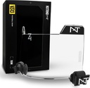 Nxtrnd VZR3 Football Visor, Zakrivené Lens Technology, Sedí pre dospelých a mládež futbalové prilby