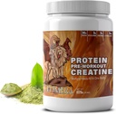 CHIMERA All-in-One Protein & Pre-Workout Powder - 36g Proteín, 3g Kreatín, non-GMO, bez cukru, Nízky sodík, Prírodný kofeín od Matcha, Žiadne umelé príchute