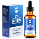 Rastový olej z medvedíka - 2X koncentrácia biotínový medvedí olej pre mužov (2 oz) - prírodné muži medvedí olej s arganovým olejom, jojobový olej a vitamín, medvedí zmäkčovač, hydratačný (Sandalwood)