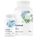 THORNE - Relax & Detox Bundle - PharmaGABA a Glycín Combo pre zmiernenie stresu a detoxikáciu - 60 až 125 Servisov