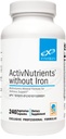 XYMOGEN ActivNutrienty Bez železa - Multivitamínové multiminerálne pre Wellness, Immune, Energy a podporu nálady - oneskorené minerály + aktívne B vitamíny s folátom (240 kapsúl)