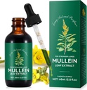 Mullein Leaf Extract,Mullein kvapky pre Pľúca,Prírodná čistota,Mullein Leaf Liquid Extract Supplement,Vegetariánska zdravý životný štýl,2 FL OZ