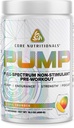 Core Nutritionals Pumpa Full-Spectrum non-Stimulant Pre-Workout, s N03T Nitrate, Peak02, Alpha GPC, pre maximálne čerpadlá, sila, a výkon 20 Servings (Black Lightning)