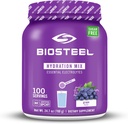 BioSteel Zero Cukrová hydratácia Mix, Veľká ochutnávka Hydratácia s 5 Essential Electrolytes, Hroznová chuť, 100 Servíruje na tub