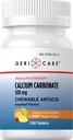 Gericare Calcium Carbonate 500mg Chewable Antacidum, 150 count (Pack of 1)