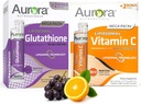Vida Livescience Aurora Nutrascience Mega Vitamín C & Glutatión Bundle, 64 paketov