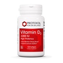 Protokol Vitamín D3 2 000 IU - Imunitná podpora, zdravé kosti a zuby - 120 Softgels